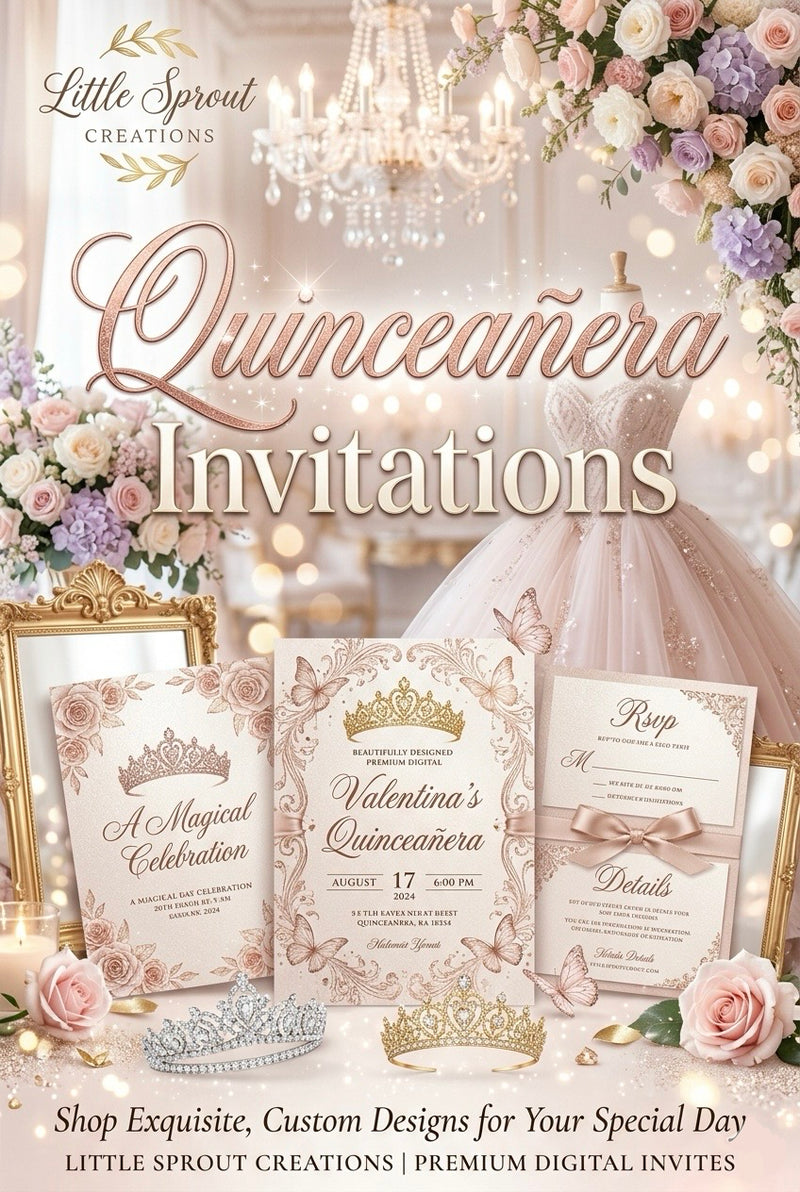 👑 Quinceañera Invitations 15✨