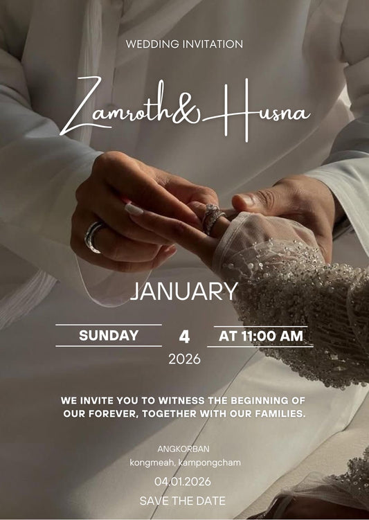 Premium Wedding Invitation Design for Elegant Ceremonies 💎